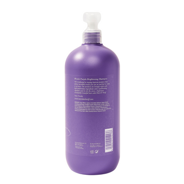 Image of Neal & Wolf Blonde Purple Brightening Shampoo 950ml Back of Bottle